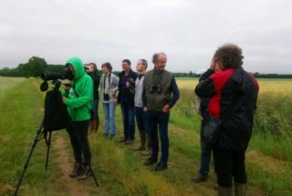 Formation terrain sur la reconnaissance des oiseaux @ S.Dujardin LPO